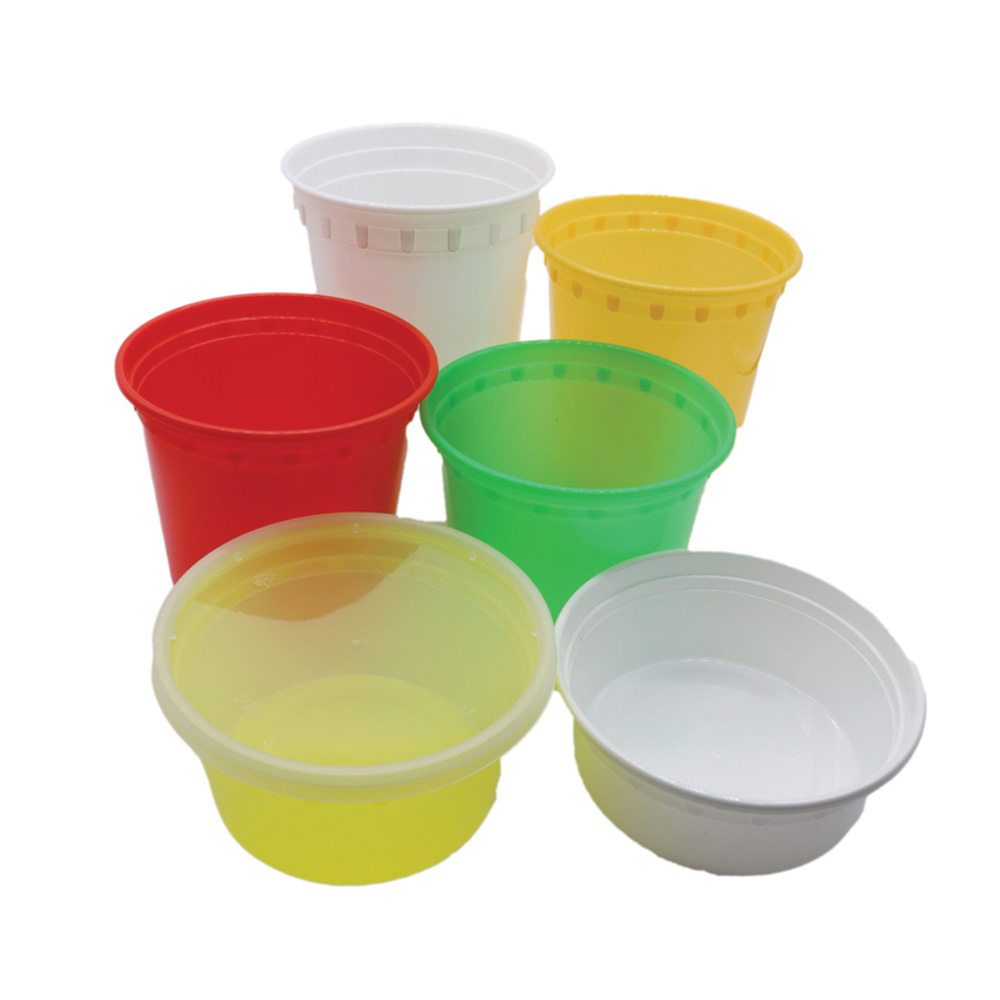 SC.16 ROUND PLASTIC CONTAINERS (GREEN)  
