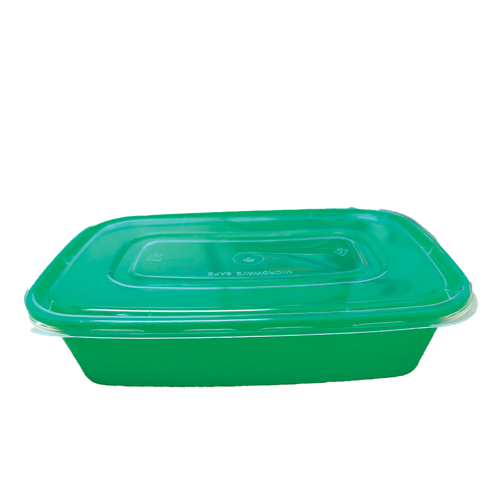 C-500 Green Rectangular Containers